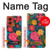 S4105 Vibrant Colorful Floral Pattern Case For Motorola Moto G Stylus 5G (2024)