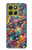 S4085 Cosmic Spaceship Psychedelic Art Case For Motorola Moto G86