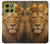 S4093 Royal Lion Portrait Artwork Case For Motorola Moto G86