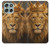 S4093 Royal Lion Portrait Artwork Case For Motorola Moto G56