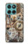 S4100 Vintage Scientific Discovery Collage Case For Motorola Edge 60 Fusion