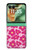 S4097 Pink Floral Seamless Pattern Design Case For Motorola Razr 70+,60+, Razr+ (2026, 2025, 2024)