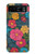 S4105 Vibrant Colorful Floral Pattern Case For Motorola Razr 40