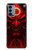 S4099 Mystic Red Demon Illustration Case For OnePlus Nord N200 5G