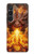 S4090 Epic Fire Dragon Fantasy Illustration Case For Sony Xperia 1 VI