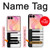 S3078 Black and White Piano Keyboard Case For Samsung Galaxy Z Flip 8