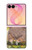 S3138 Cute Baby Sloth Paint Case For Samsung Galaxy Z Flip 8