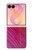 S3201 Pink Peacock Feather Case For Samsung Galaxy Z Flip 8