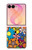 S3281 Colorful Hippie Flowers Pattern Case For Samsung Galaxy Z Flip 8