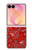 S3354 Red Classic Bandana Case For Samsung Galaxy Z Flip 8