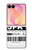 S3664 Airline Travel Luggage Label Case For Samsung Galaxy Z Flip 8