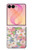 S3688 Floral Flower Art Pattern Case For Samsung Galaxy Z Flip 8