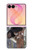 S3793 Cute Baby Panda Snow Painting Case For Samsung Galaxy Z Flip 8