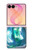 S3912 Cute Little Mermaid Aqua Spa Case For Samsung Galaxy Z Flip 8