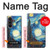 S0582 Van Gogh Starry Nights Case For Samsung Galaxy Z Fold 8 Ultra