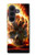 S0863 Hell Fire Skull Case For Samsung Galaxy Z Fold 8 Ultra