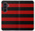 S2638 Black and Red Striped Case For Samsung Galaxy Z Fold 8 Ultra