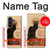 S2739 Chat Noir Black Cat Vintage Case For Samsung Galaxy Z Fold 8 Ultra