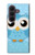 S3029 Cute Blue Owl Case For Samsung Galaxy Z Fold 8 Ultra
