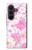 S3036 Pink Sweet Flower Flora Case For Samsung Galaxy Z Fold 8 Ultra