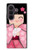 S3042 Japan Girl Hina Doll Kimono Sakura Case For Samsung Galaxy Z Fold 8 Ultra