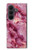 S3052 Pink Marble Graphic Printed Case For Samsung Galaxy Z Fold 8 Ultra