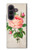 S3079 Vintage Pink Rose Case For Samsung Galaxy Z Fold 8 Ultra