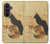 S3229 Vintage Cat Poster Case For Samsung Galaxy Z Fold 8 Ultra