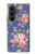 S3265 Vintage Flower Pattern Case For Samsung Galaxy Z Fold 8 Ultra