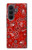 S3354 Red Classic Bandana Case For Samsung Galaxy Z Fold 8 Ultra