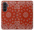 S3355 Bandana Red Pattern Case For Samsung Galaxy Z Fold 8 Ultra
