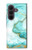 S3399 Green Marble Graphic Print Case For Samsung Galaxy Z Fold 8 Ultra