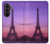 S3447 Eiffel Paris Sunset Case For Samsung Galaxy Z Fold 8 Ultra