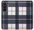 S3452 Plaid Fabric Pattern Case For Samsung Galaxy Z Fold 8 Ultra