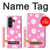 S3500 Pink Floral Pattern Case For Samsung Galaxy Z Fold 8 Ultra