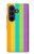 S3678 Colorful Rainbow Vertical Case For Samsung Galaxy Z Fold 8 Ultra