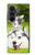 S3795 Kitten Cat Playful Siberian Husky Dog Paint Case For Samsung Galaxy Z Fold 8 Ultra