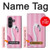 S3805 Flamingo Pink Pastel Case For Samsung Galaxy Z Fold 8 Ultra