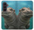S3871 Cute Baby Hippo Hippopotamus Case For Samsung Galaxy Z Fold 8 Ultra
