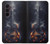 S3972 Burned Acoustic Guitar Graphic Case For Samsung Galaxy Z Fold 8 Ultra