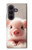 S3979 Cute Baby Pig Case For Samsung Galaxy Z Fold 8 Ultra