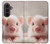 S3979 Cute Baby Pig Case For Samsung Galaxy Z Fold 8 Ultra