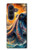 S4003 Oil Color Painting Giant Octopus Case For Samsung Galaxy Z Fold 8 Ultra