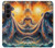 S4003 Oil Color Painting Giant Octopus Case For Samsung Galaxy Z Fold 8 Ultra