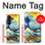 S4005 Oil Color Painting Great Waves Case For Samsung Galaxy Z Fold 8 Ultra