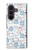 S4013 Seamless Cute Ghost Pattern Case For Samsung Galaxy Z Fold 8 Ultra
