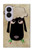 S2826 Cute Cartoon Unsleep Black Sheep Case For Samsung Galaxy Z Fold 8