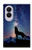S3555 Wolf Howling Million Star Case For Samsung Galaxy Z Fold 8