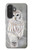 S1566 Snowy Owl White Owl Case For Samsung Galaxy A27