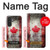 S2490 Canada Maple Leaf Flag Texture Case For Samsung Galaxy A27